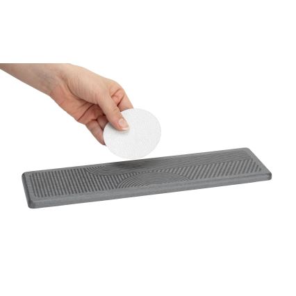 WENKO 54957100 - Droppskyddsmatta DAMON 30x8 cm grå