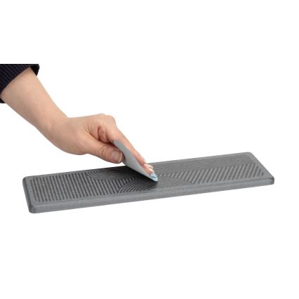 WENKO 54957100 - Droppskyddsmatta DAMON 30x8 cm grå