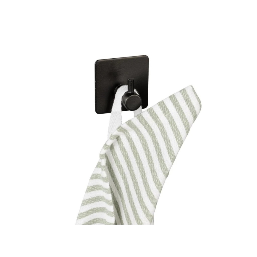 WENKO 55009100-Krok BLACK OUTDOOR KITCHEN 4,5x4,5 cm rostfritt stål/svart