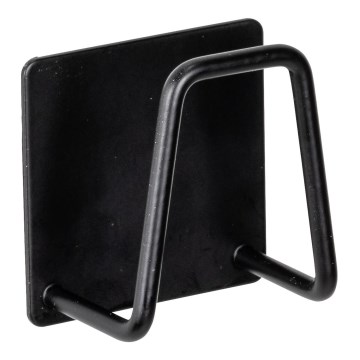 WENKO 55071100 - Hållare BLACK OUTDOOR KITCHEN 5x5 cm i rostfritt stål/svart