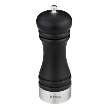 WENKO 55082100-Saltkvarn BLACK OUTDOOR KITCHEN 5x17,5 cm silver/svart/vit