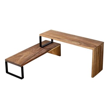 WENKO 55097100-Hylla BLACK OUTDOOR KITCHEN 36x16 cm brun/svart