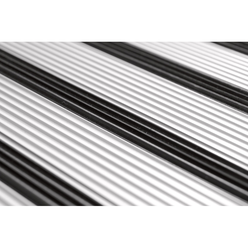 WENKO 601011100 - ALU-DESIGN stege 44x101 cm silver/svart