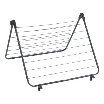 WENKO 63003100 - Torkställning CHAMPION 65 x 114 cm svart