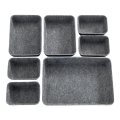 WENKO 64502100 - Lådorganisatör FELT 28,5 x 20 cm grå