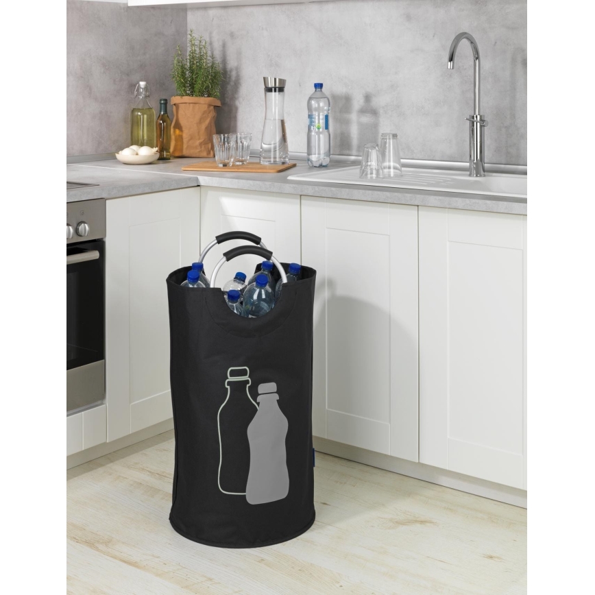 WENKO 69767800 - JUMBO-kasse 38x72 cm svart