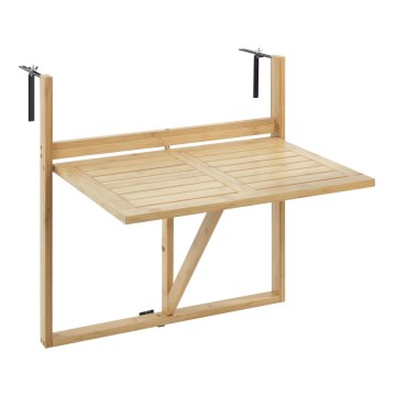 WENKO 69806800 - Bord WAIKIKI 64x65 cm vit/brun