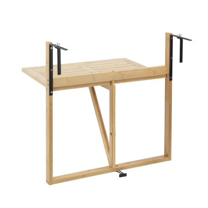 WENKO 69806800 - Bord WAIKIKI 64x65 cm vit/brun