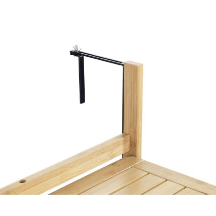 WENKO 69806800 - Bord WAIKIKI 64x65 cm vit/brun