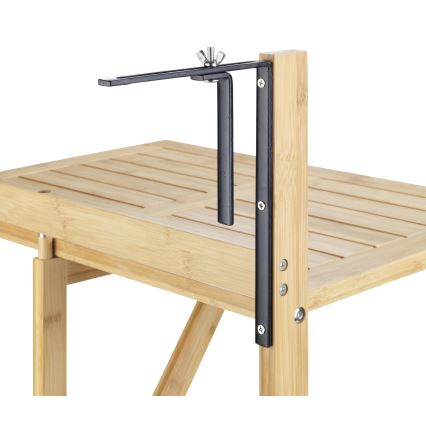 WENKO 69806800 - Bord WAIKIKI 64x65 cm vit/brun