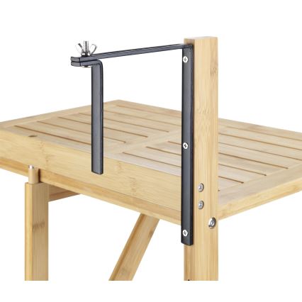 WENKO 69806800 - Bord WAIKIKI 64x65 cm vit/brun