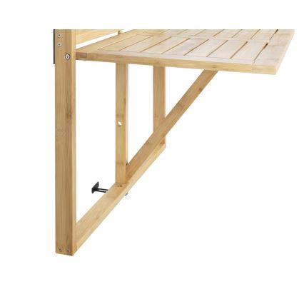 WENKO 69806800 - Bord WAIKIKI 64x65 cm vit/brun