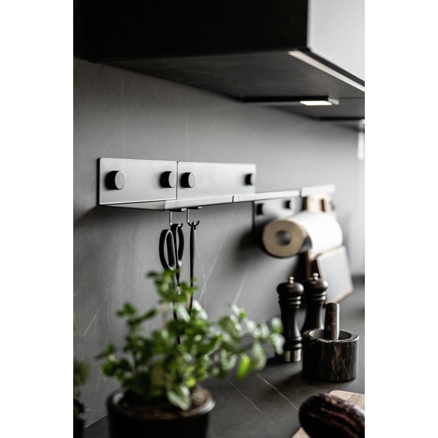 WENKO 71144800 - Rullhållare JET 30x15 cm svart