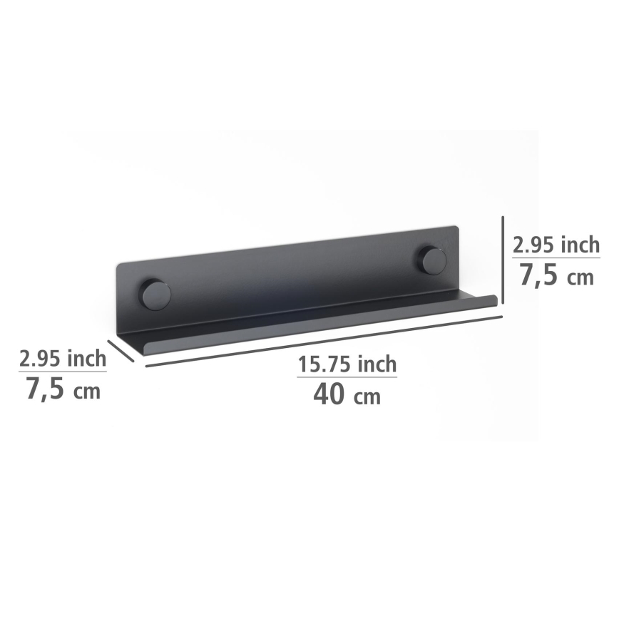 WENKO 71146800 - Kryddburkar JET 40x7,5 cm svart