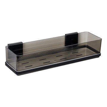 WENKO 71446800 - Hylla VACUUM-LOC QUADRO ED 38,5 x 14,5 cm, svart