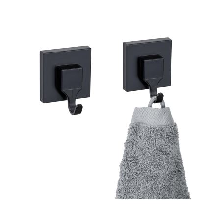 WENKO 71448800 - Krok VACUUM-LOC QUADRO ED 6x7 cm svart