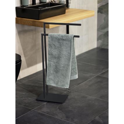 WENKO 71555800 - Handdukställ RECCO 48x80,5 cm svart