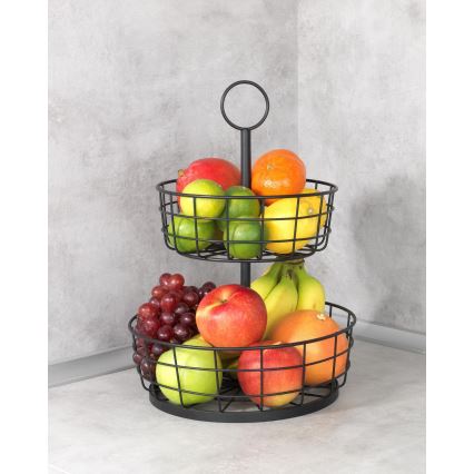 WENKO 88740800 - Korg LOFT 28x39 cm, svart