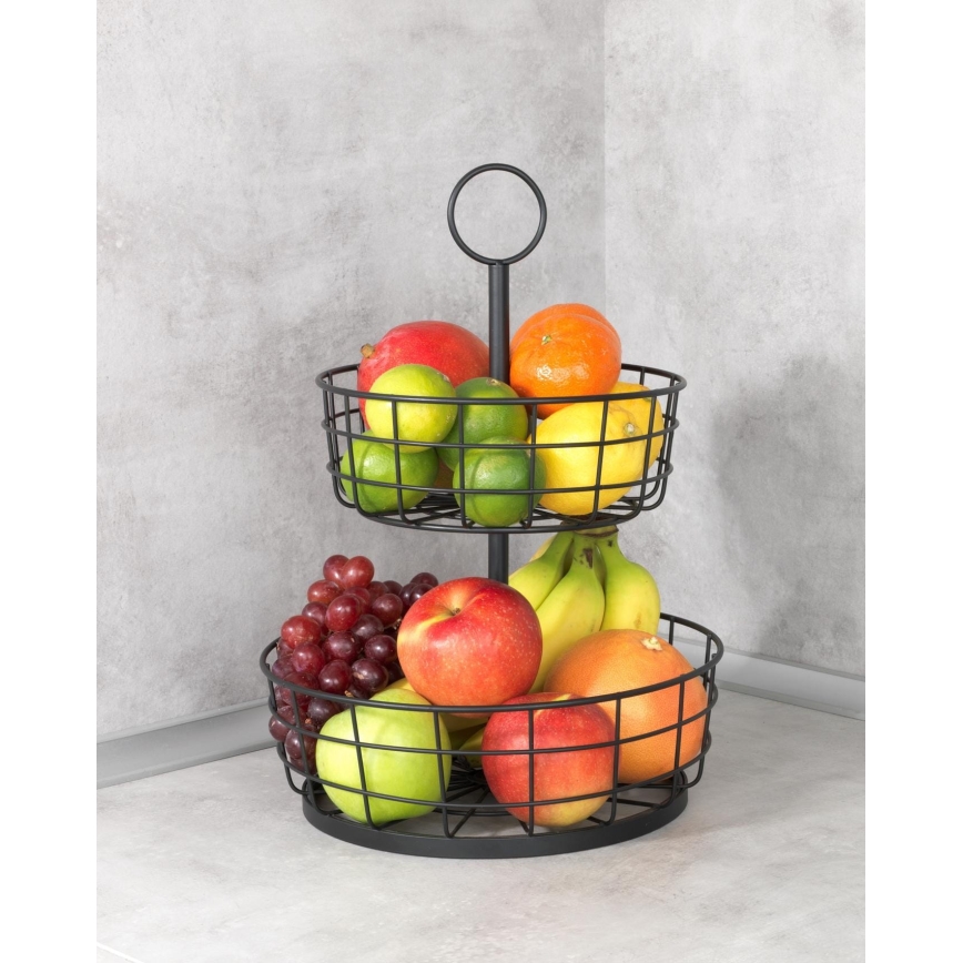 WENKO 88740800 - Korg LOFT 28x39 cm, svart