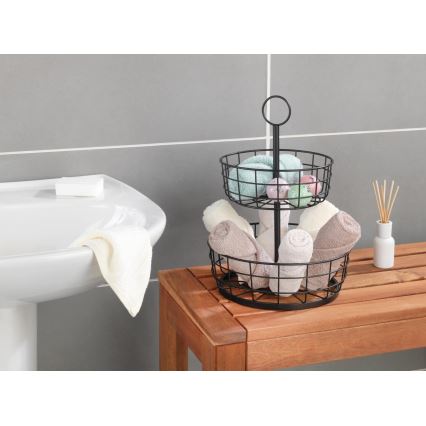 WENKO 88740800 - Korg LOFT 28x39 cm, svart