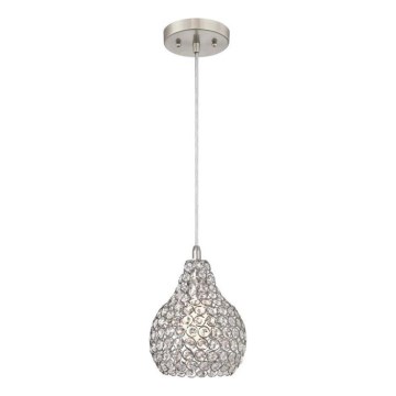 Westinghouse 6103740 - Takpendel på vajer KELCIE 1xE27/60W/230V Ø 18 cm