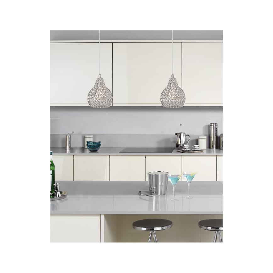 Westinghouse 6103740 - Takpendel på vajer KELCIE 1xE27/60W/230V Ø 18 cm