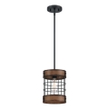 Westinghouse 61179 - Takpendel med sladd LANGSTON 1xE27/60W/230V Ø 19 cm barnwood