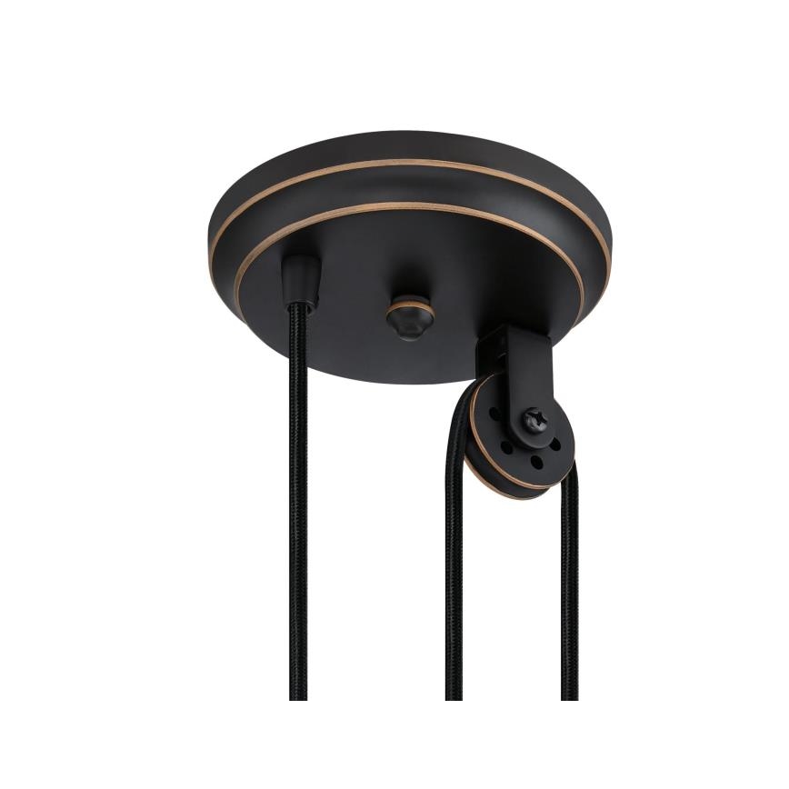 Westinghouse 61249 - Ljuskrona med textilsladd CHAVES 1xE27/60W/230V