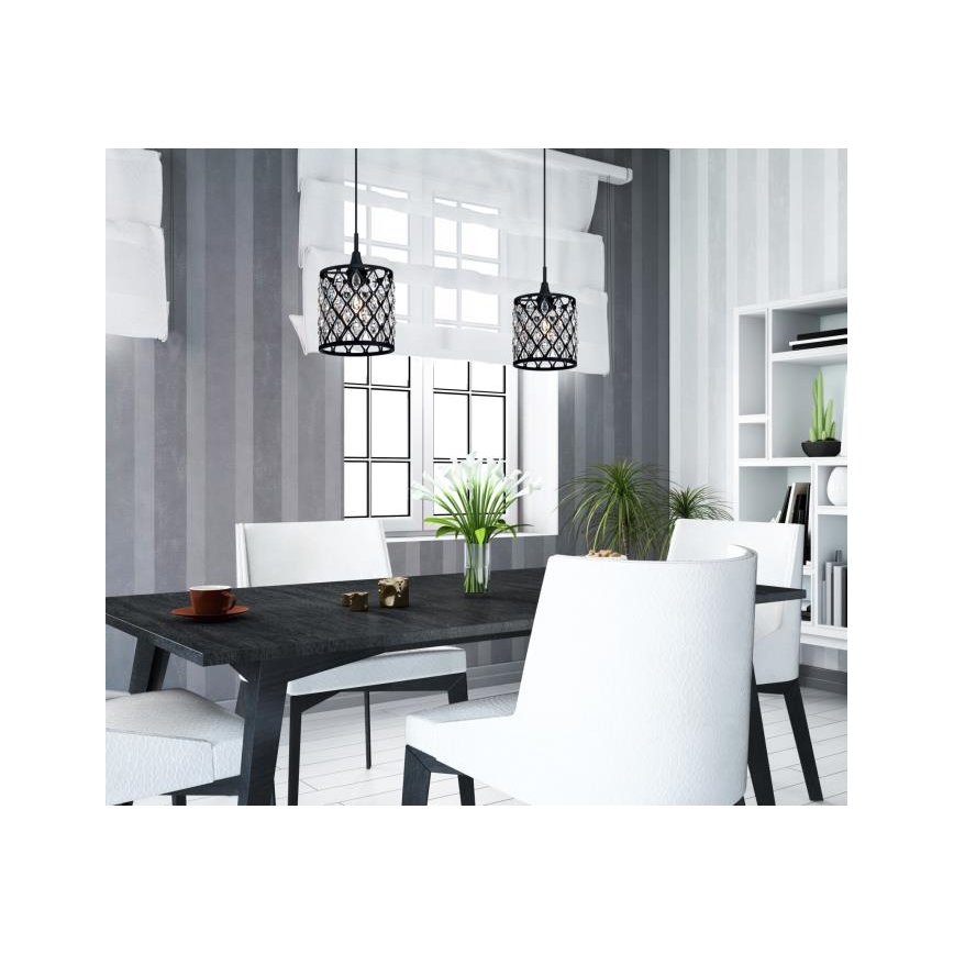 Westinghouse 6362740 - Pendellampa med sladd WALTZ 1xE27/60W/230V Ø 19 cm