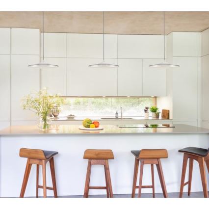 Westinghouse 63640  - LED ljusreglerad ljuskrona på textilsladd MASSIE LED/8W/230V