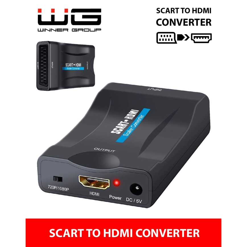 Winner Group - Audio video konverterare SCART till HDMI