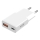 Winner Group - GaN-laddadapter 1x USB-A + 1x USB-C, 30 W, vit