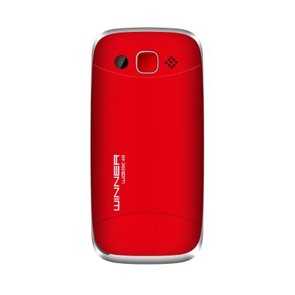 Winner Group - Mobiltelefon för seniorer 1600 mAh röd