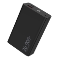 Winner Group - Power bank med display 20000 mAh 20W Power Delivery svart