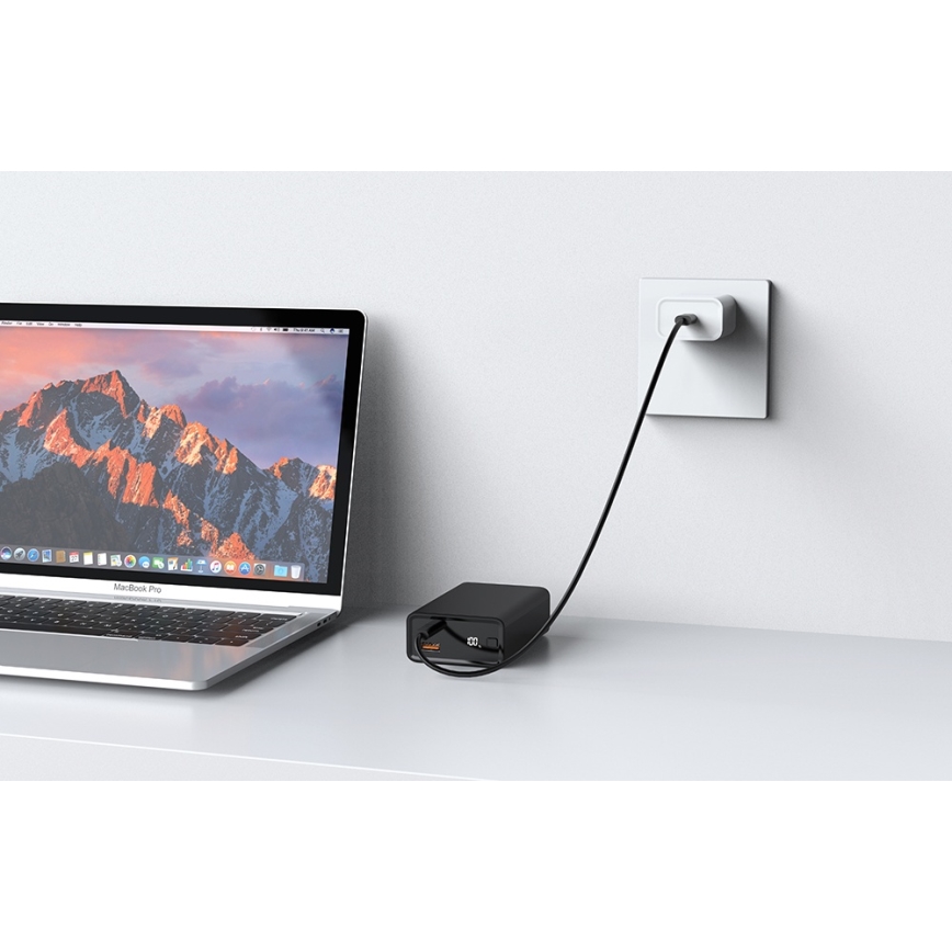 Winner Group - Power bank med display 20000 mAh 20W Power Delivery svart