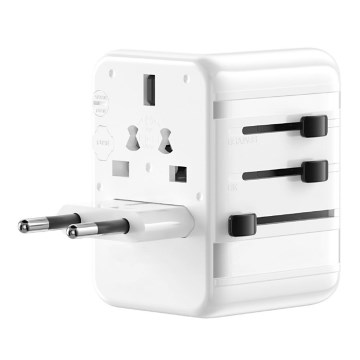 Winner Group - Reseadapter för snabbladdning Power Delivery 20W vit