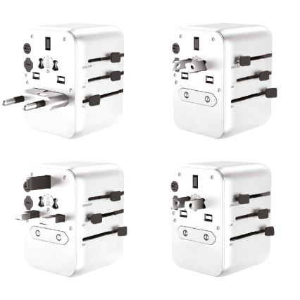 Winner Group - Reseadapter för snabbladdning Power Delivery 20W vit