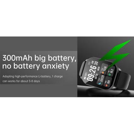 Winner Group - Smartklocka AirFlexOne 300 mAh IP68 i silver