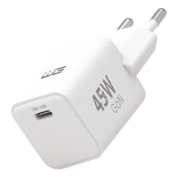 Winner Group - Snabbladdningsadapter 1xUSB-C Power Delivery 45W vit