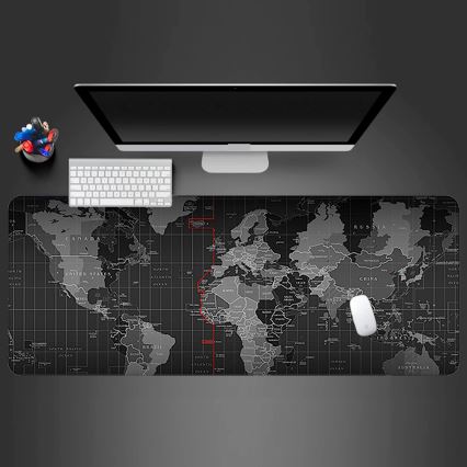 Winner Group - Tangentbordsmatta och mus 30x75 cm värld