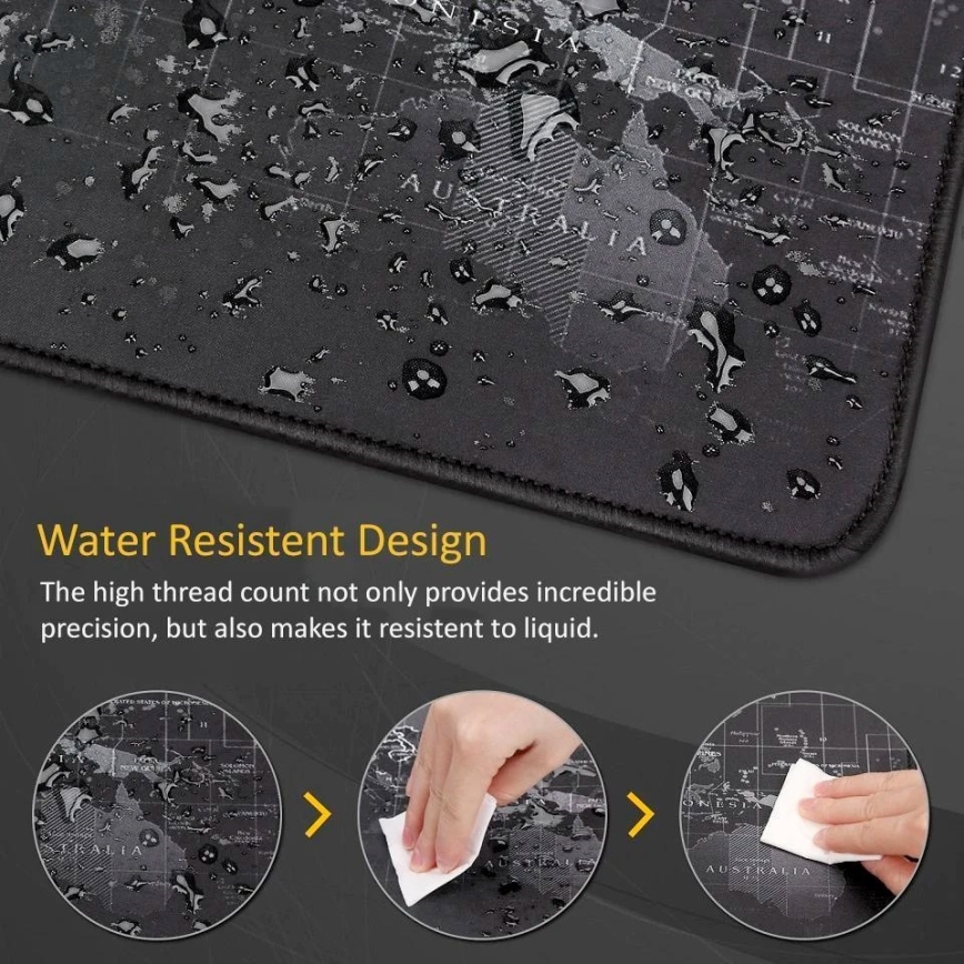 Winner Group - Tangentbordsmatta och mus 30x75 cm värld