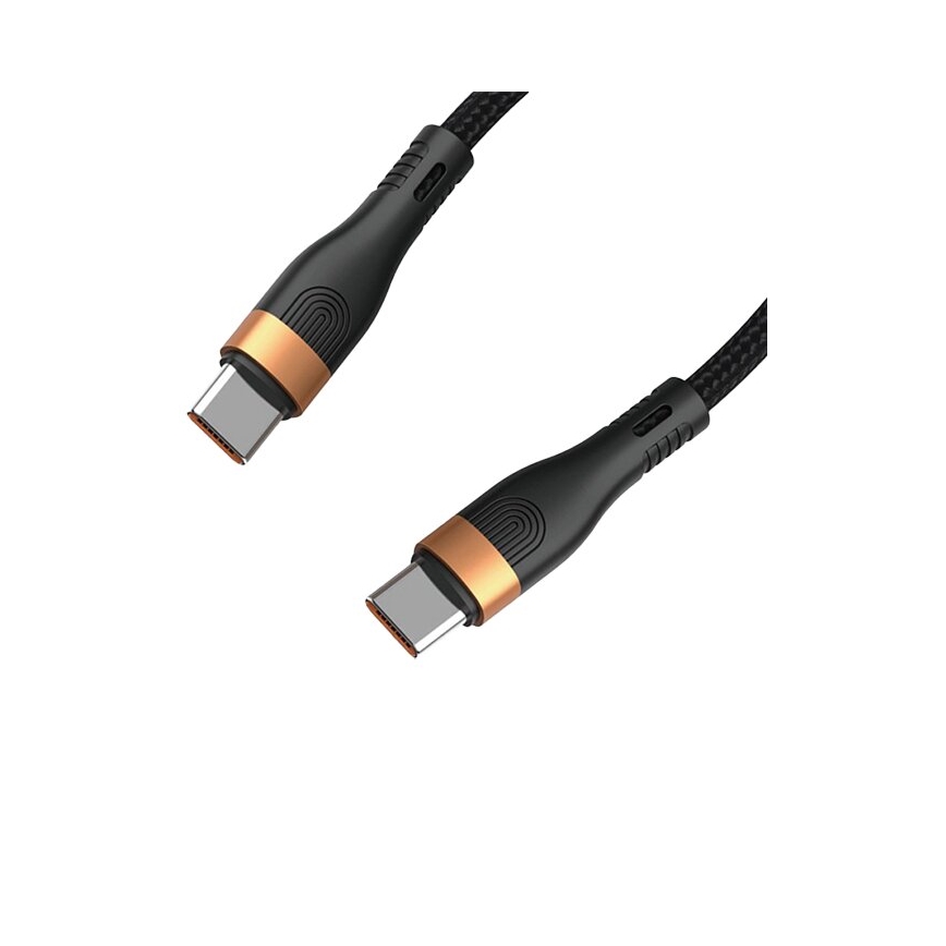 Winner Group -USB-kabel 3i1 USB-C / Lightning, USB-C och Micro USB 100W 1,5m svart