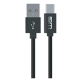 Winner Group - USB-kabel med förlängd kontakt USB-C / USB-A 60W 1m svart
