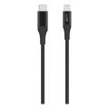 Winner Group - USB-kabel MFI Lightning / USB-C 1m svart