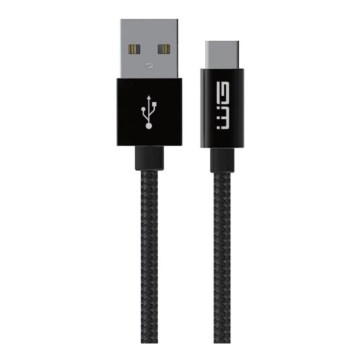 Winner Group - USB-kabel USB-C / USB-A 30W 3 m svart