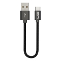 Winner Group - USB-kabel USB-C / USB-A 60W 20cm svart