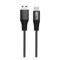 Winner Group - USB-kabel USB-C / USB-A 60W 2m svart