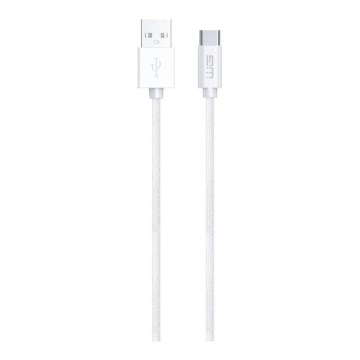 Winner Group - USB-kabel USB-C / USB-A 60W 2m vit