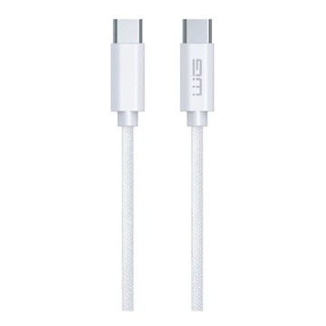 Winner Group - USB-kabel USB-C / USB-C 60W 1m vit