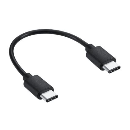 Winner Group - USB-kabel USB-C / USB-C 60W 20cm svart
